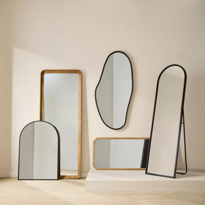 Black Arched Mirror