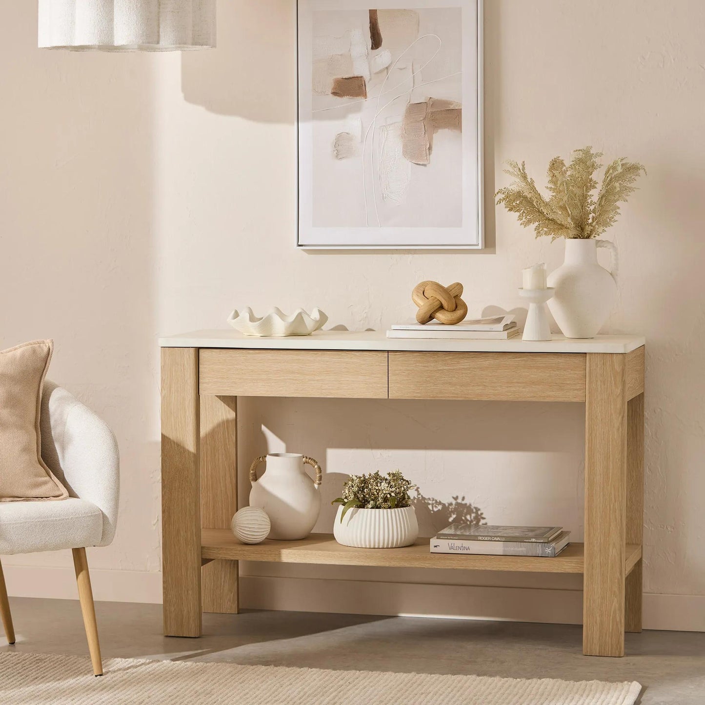 White Wood Deco Ball
