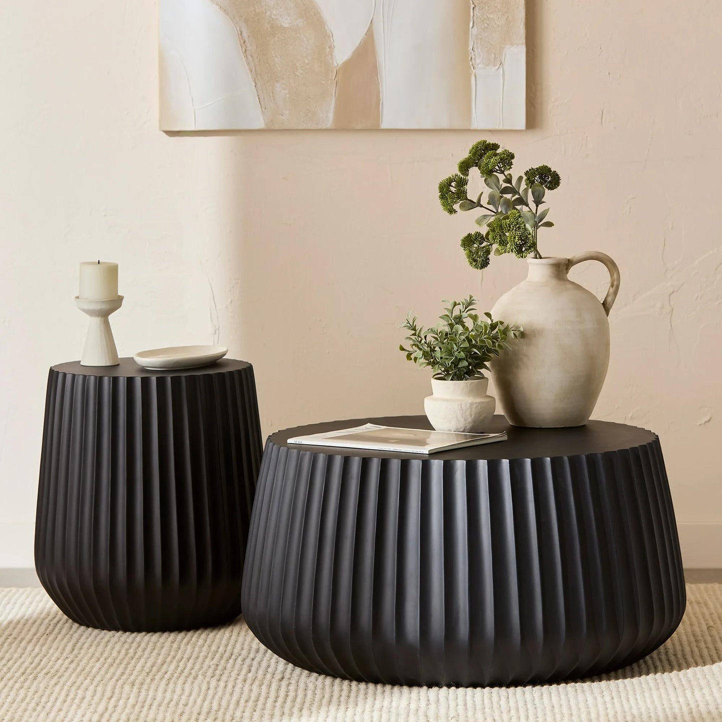 Ceramic Table Vase with Handle