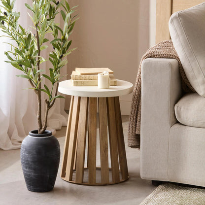 Artificial Olive Tree in Ceramic Vase
