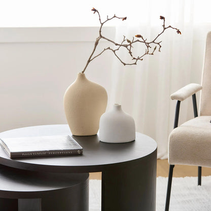 Curved Ceramic Table Vase