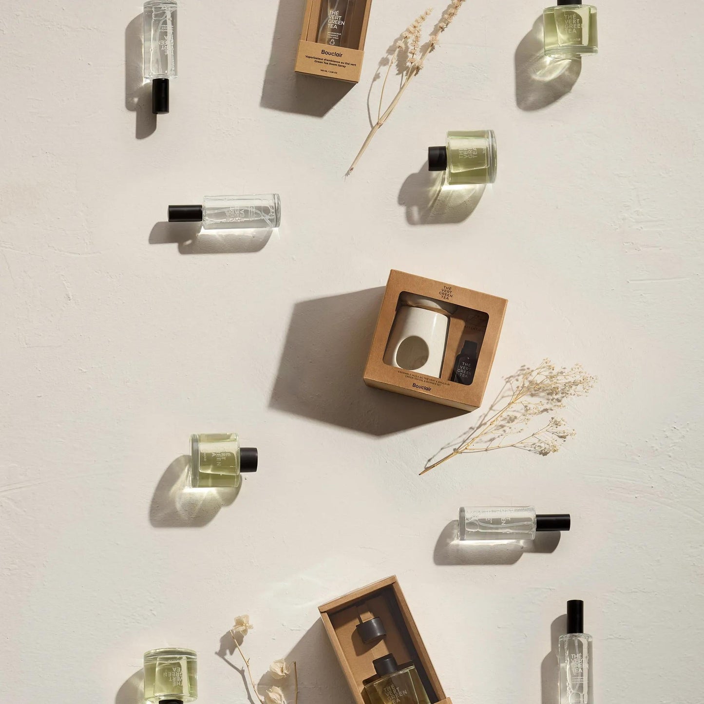 Green Tea Oil Burner Gift Set