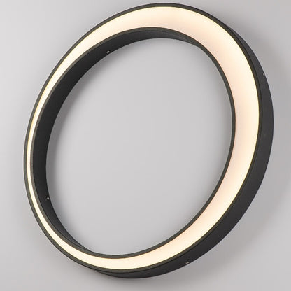 Decorative Crescent Moon Outdoor Waterproof Wall Sconces for Balcony, Courtyard, Garden, or Patio