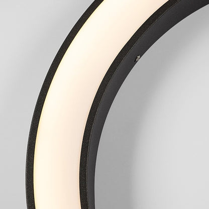 Decorative Crescent Moon Outdoor Waterproof Wall Sconces for Balcony, Courtyard, Garden, or Patio