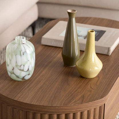 Green Glass Table vase