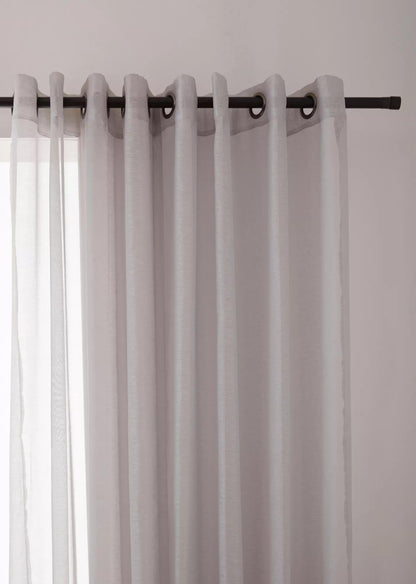 White Kacha Sheer Curtain