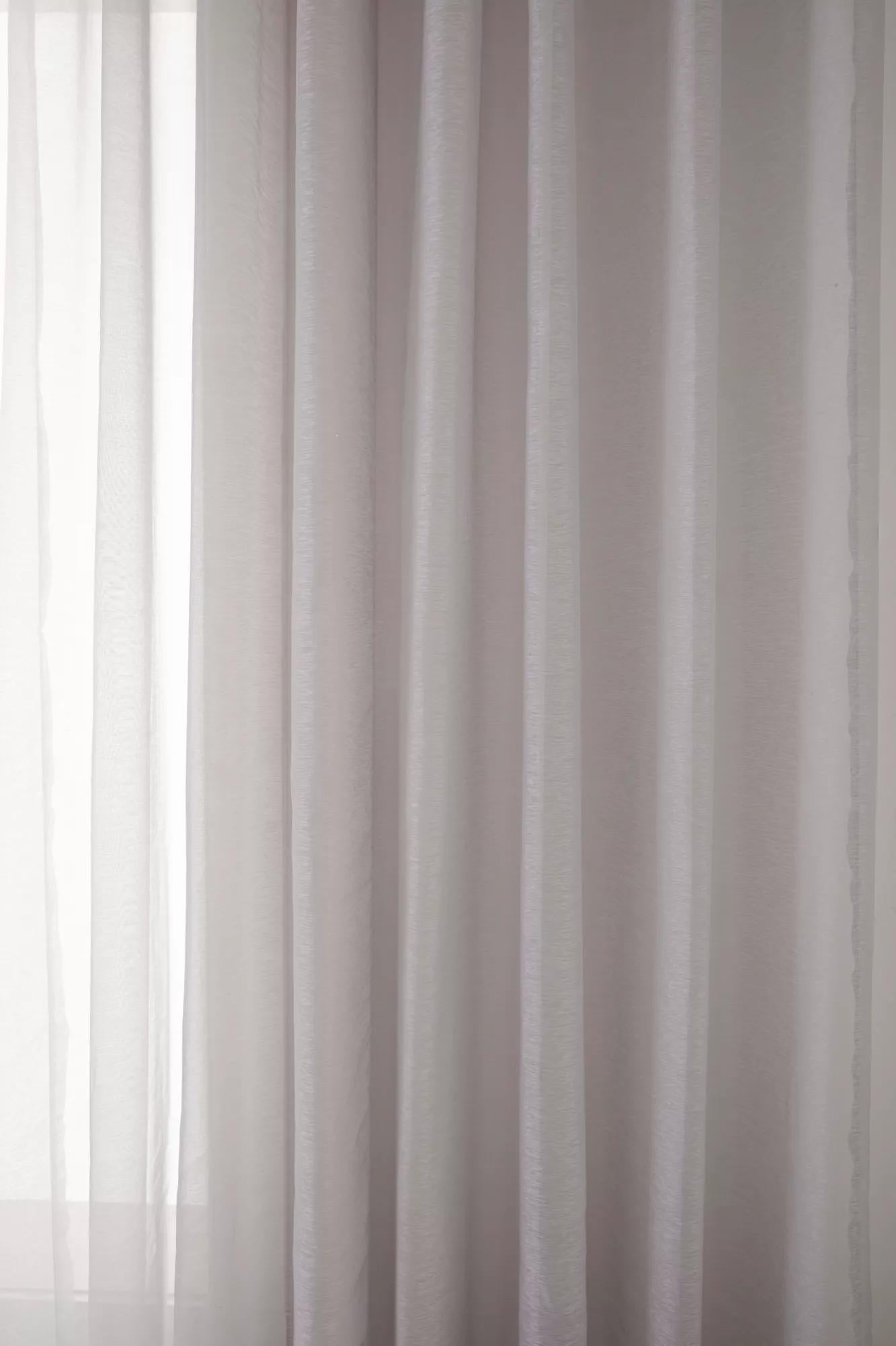 White Kacha Sheer Curtain