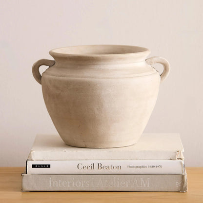 Antique bowl with handles