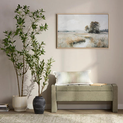Artificial Olive Tree in Ceramic Vase