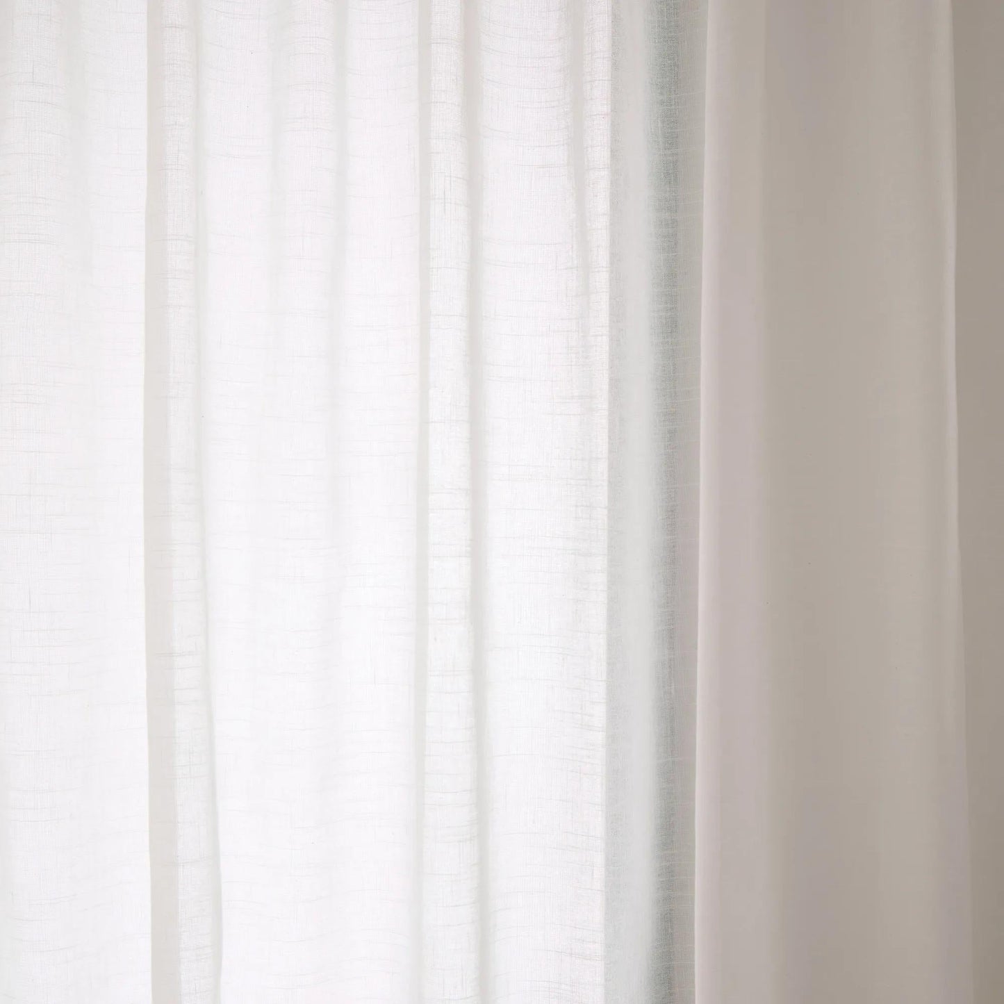 Ery Off-White Sheer Panel with Back Tabs