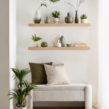 White Ceramic Double-Handle Vase