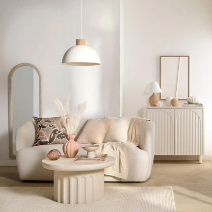 Round Ceramic Tray with Stand