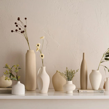 Curved Ceramic Table Vase