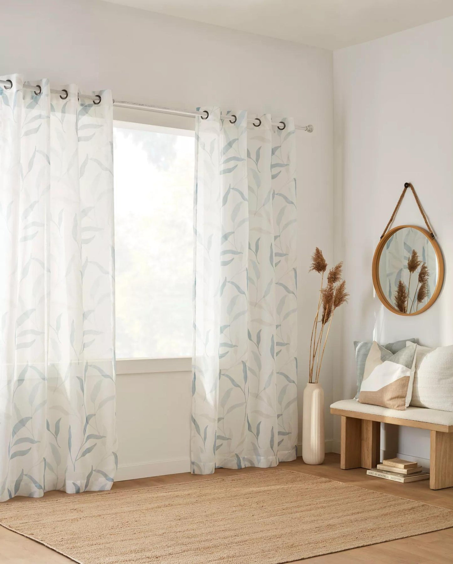 Ceramic Engraved Floor Vase