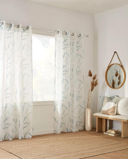 Ceramic Engraved Floor Vase