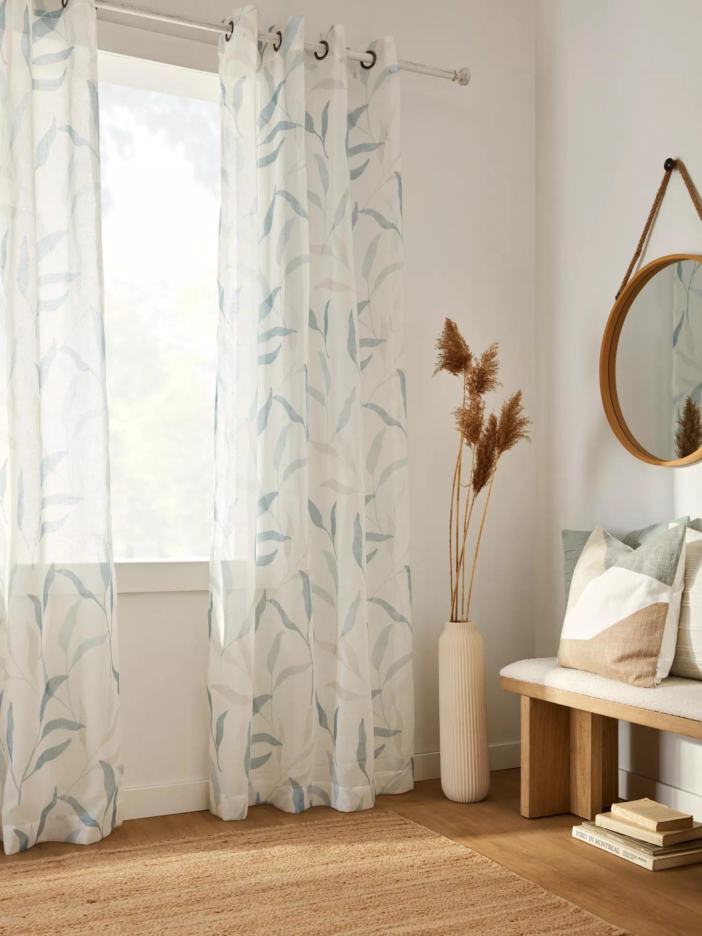 Ceramic Engraved Floor Vase