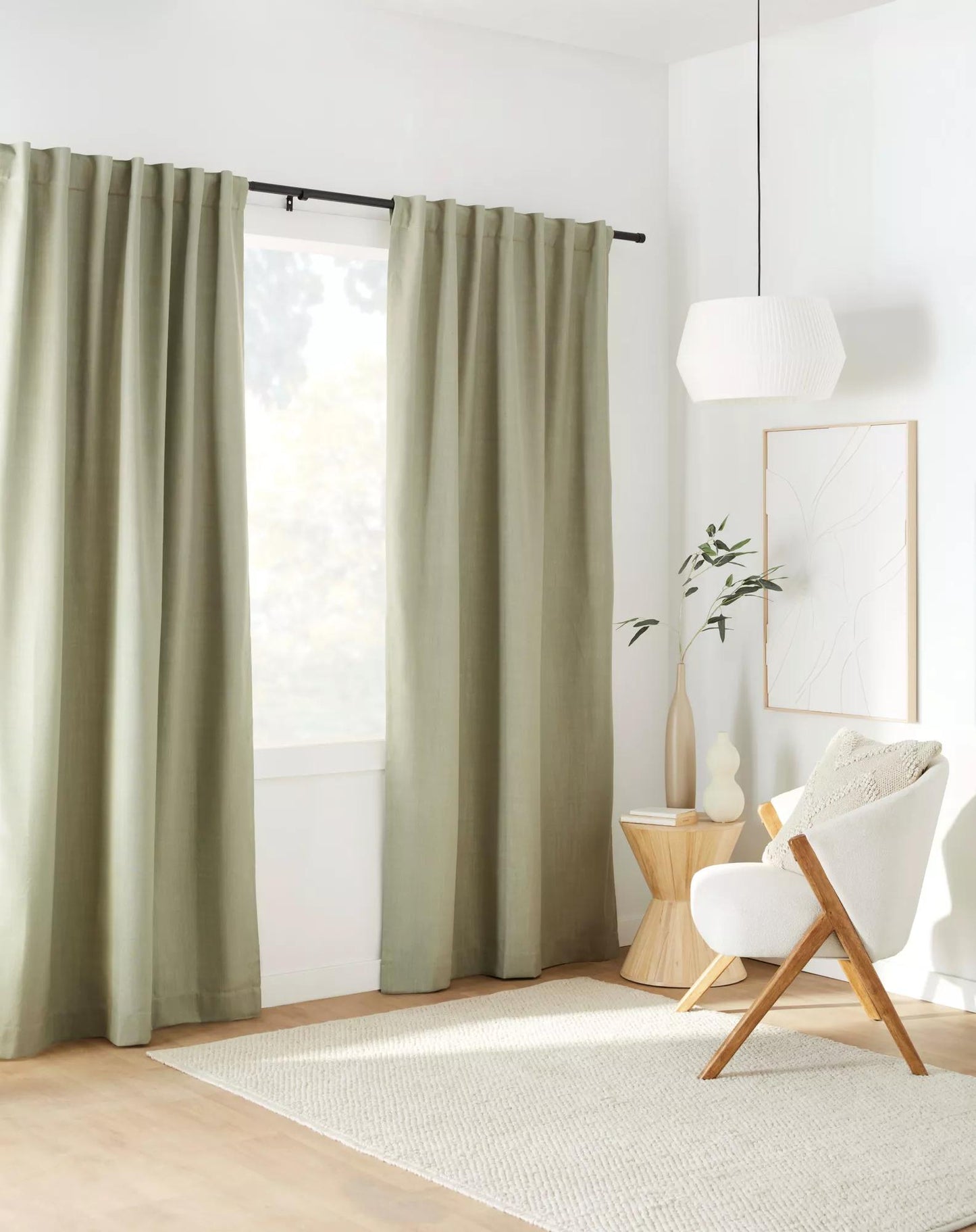 Sage Taha Rod Pocket Back Tab Blackout Curtain