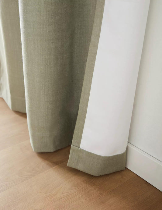 Sage Taha Rod Pocket Back Tab Blackout Curtain