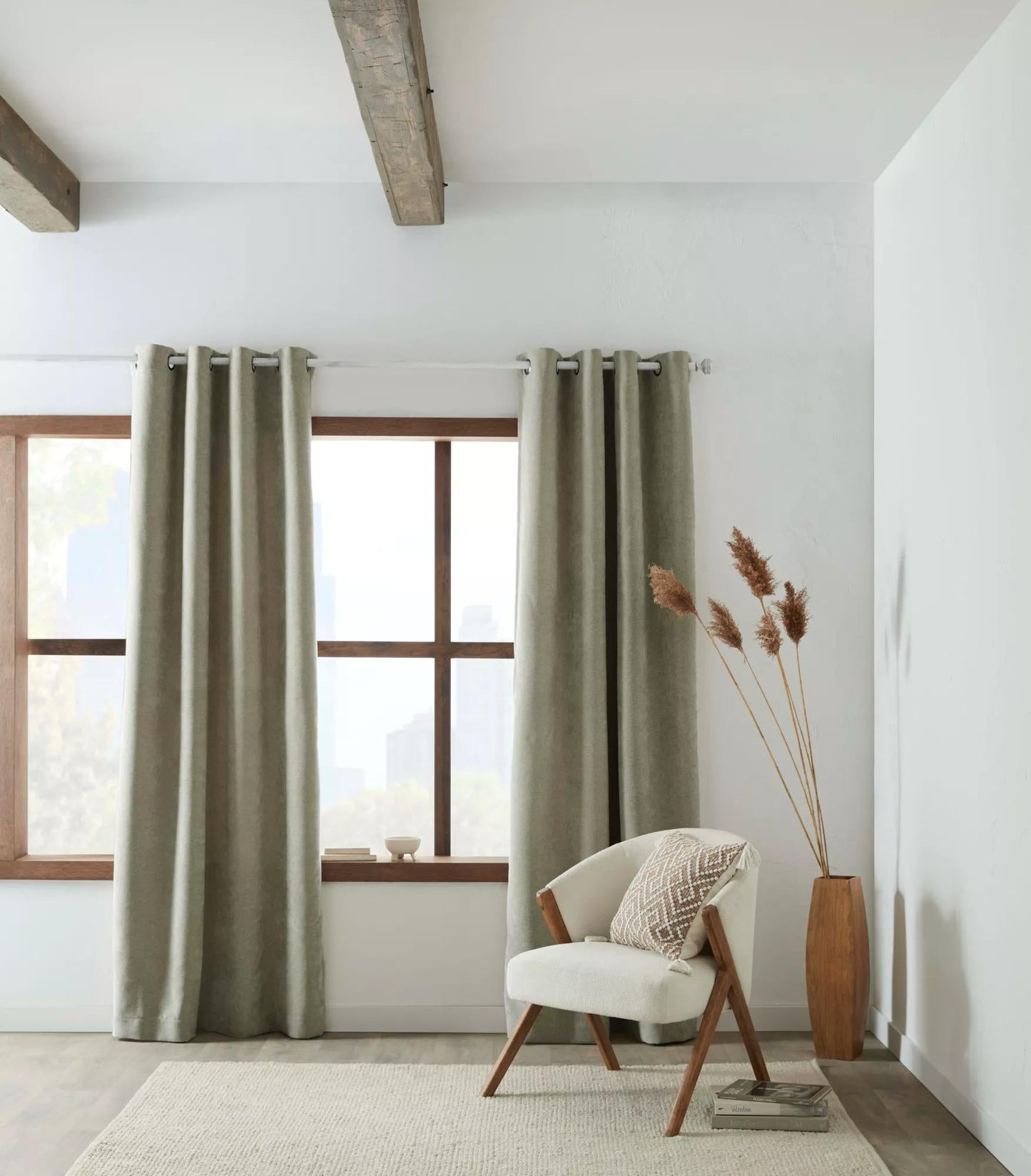 Beige Tajo Panel Curtain