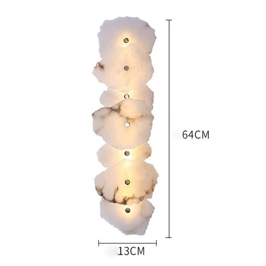 Art Design Marble Wall Lights Gold Applique Mural LED Wall Lamps For Living Room Bedroom Bathroom