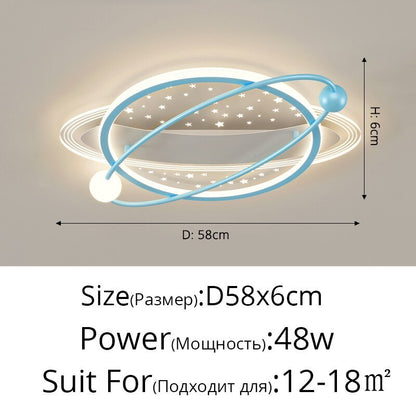 Astronomy LED Ceiling Lights For Child Bedroom Study Room