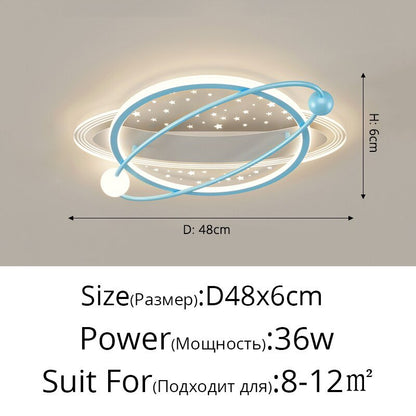 Astronomy LED Ceiling Lights For Child Bedroom Study Room