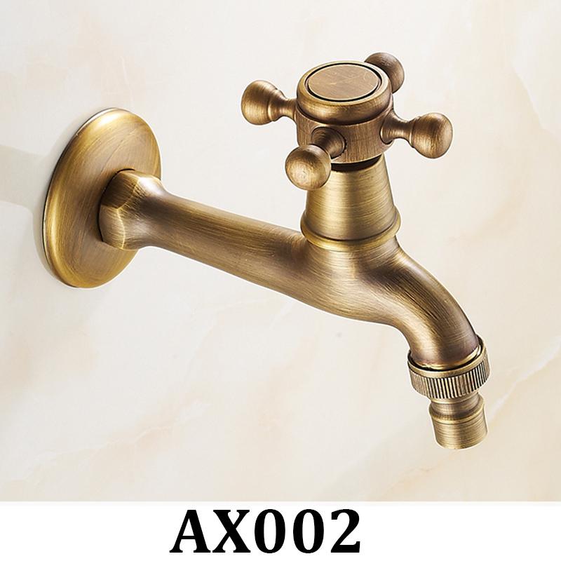 Bathroom Faucet Brass Tap Kitchen Outdoor Garden Taps High Quality Washing Machine Mop Luxury Antique Decorative Bibcock