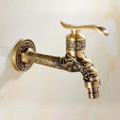 Bathroom Faucet Brass Tap Kitchen Outdoor Garden Taps High Quality Washing Machine Mop Luxury Antique Decorative Bibcock