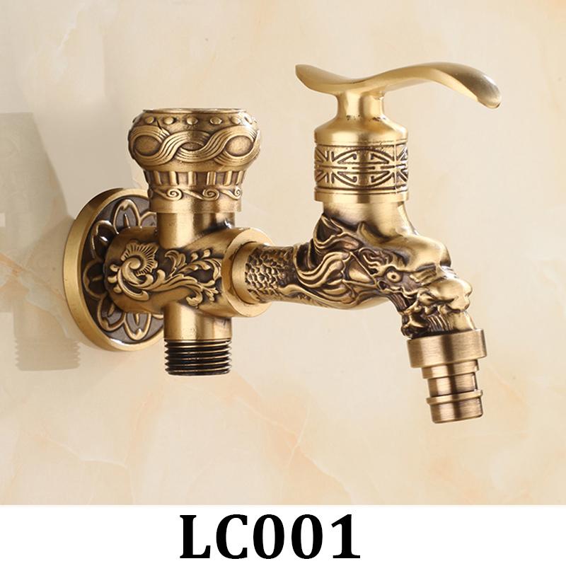 Bathroom Faucet Brass Tap Kitchen Outdoor Garden Taps High Quality Washing Machine Mop Luxury Antique Decorative Bibcock