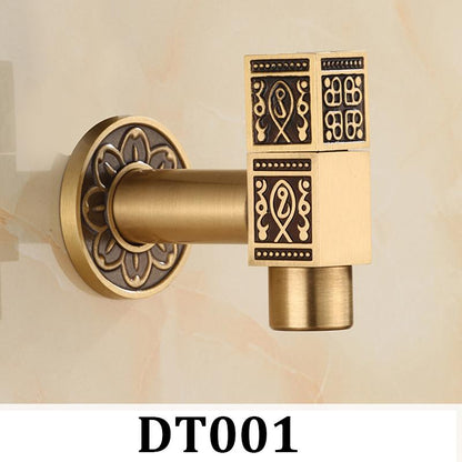 Bathroom Faucet Brass Tap Kitchen Outdoor Garden Taps High Quality Washing Machine Mop Luxury Antique Decorative Bibcock