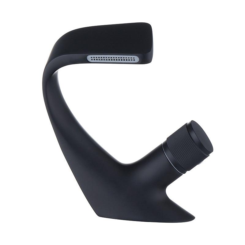 Black Faucet Bathroom Sink Faucets Hot Cold Water Mixer Crane Deck Mounted Single Hole Bath Tap