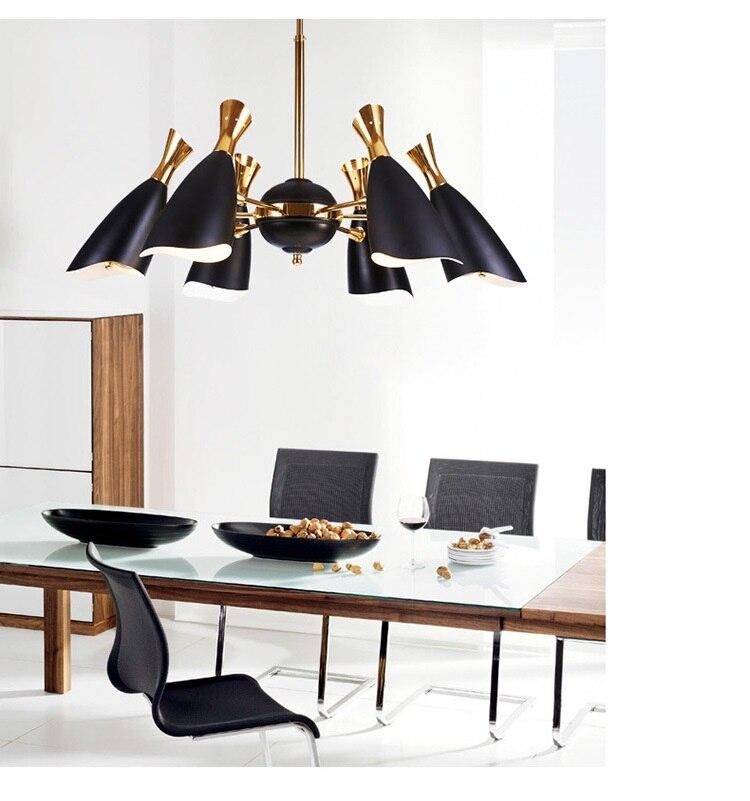 Modern Mid-Century Pendant Chandelier Lighting for Kitchen Island, Dining, or Living Room Décor