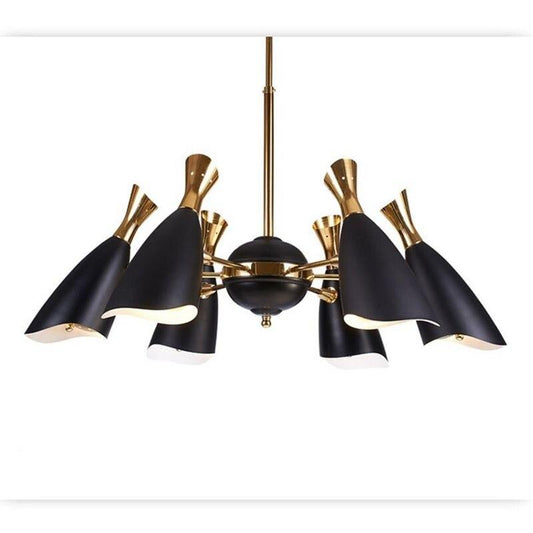 Modern Mid-Century Pendant Chandelier Lighting for Kitchen Island, Dining, or Living Room Décor