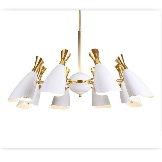 Modern Mid-Century Pendant Chandelier Lighting for Kitchen Island, Dining, or Living Room Décor