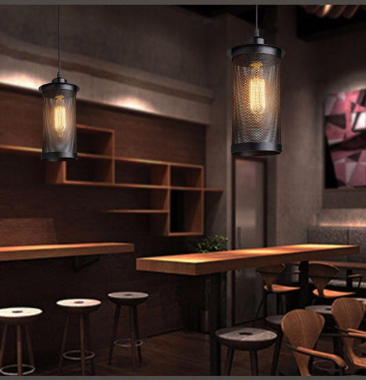 Flame Pendant Light Vintage Pendant Lamp Kitchen Island Villa Loft Retro Suspension Lighting Fixture