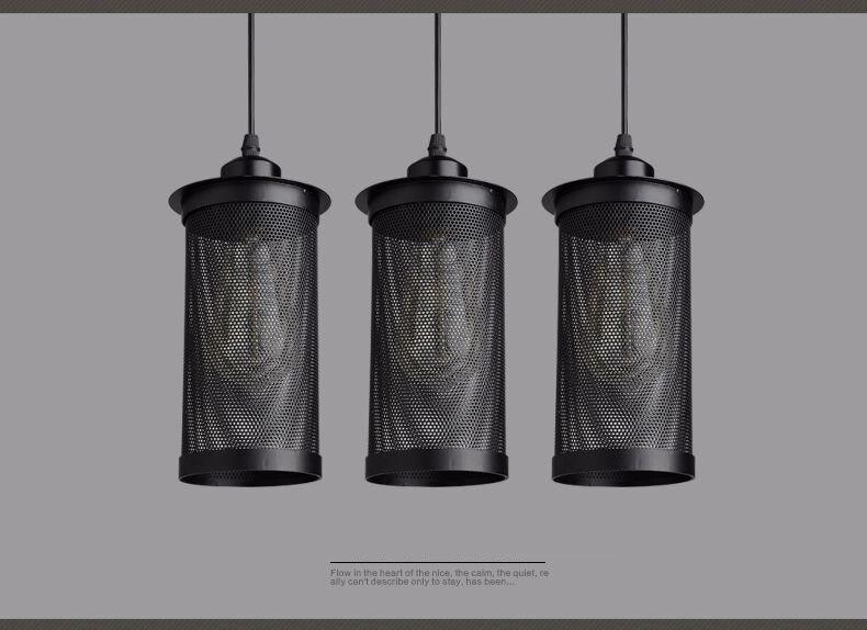 Flame Pendant Light Vintage Pendant Lamp Kitchen Island Villa Loft Retro Suspension Lighting Fixture