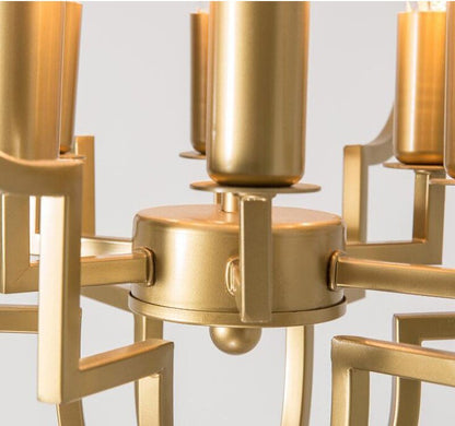 Luxury Hollow Gold Pendant LED Hanging Lamp for Foyers, Dining Rooms, and Kitchens