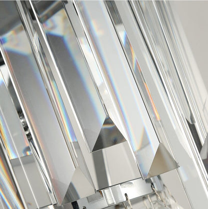 Post-Modern Crystal Wall Sconce – Luxury Warm Light for Hallway, Bedroom, or Bedside