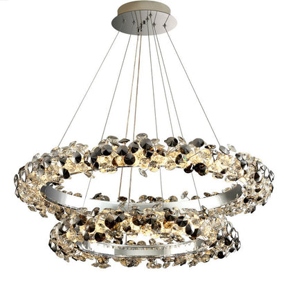 Luxury Crystal LED Chandelier – Modern Hanging Design – Foyer – Dinning – Bedroom Décor