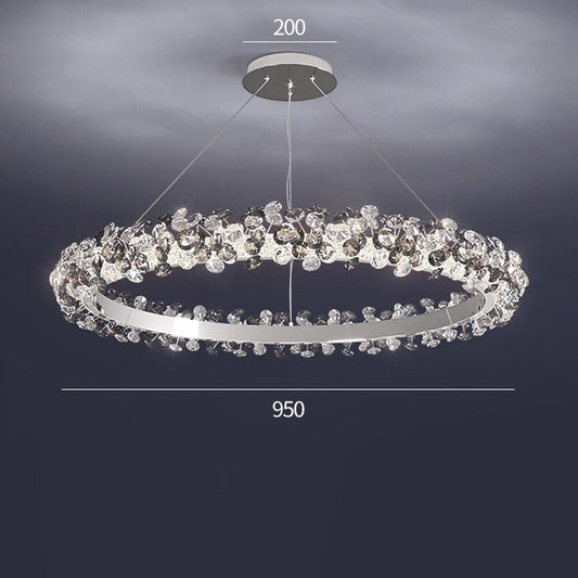 Luxury Crystal LED Chandelier – Modern Hanging Design – Foyer – Dinning – Bedroom Décor