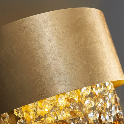 Modern Crystal Gold Wall Sconce Lamp For Bedroom Creative Home Décor Living Room Fixture