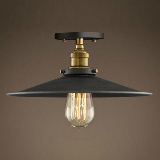 Retro Iron Ceiling Lights: Vintage Decorative Lamps for Balcony, Corridor, and Kitchen Home Décor