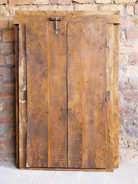 Antique Authentic Doors with Frame Rustic Farmhouse Exterior Front Door 82x53