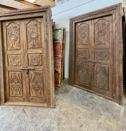Antique Authentic Doors with Frame Rustic Farmhouse Exterior Front Door 82x53