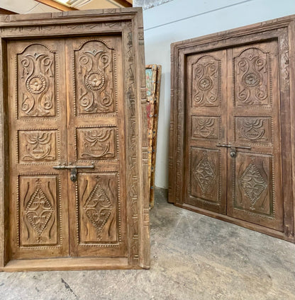 Antique Authentic Doors with Frame Rustic Farmhouse Exterior Front Door 82x53