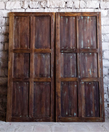 Rustic Carved Wooden Door Panel Rustic Barn Door Statement Decor 84x36