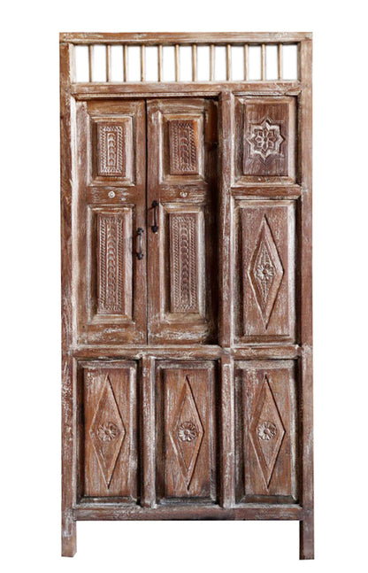 Antique Doors Reclaimed Wood Garden Door Carved Statement Door 84X39