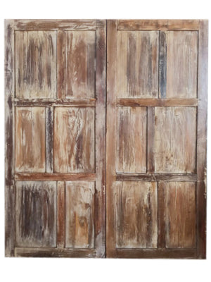Artisan Carved Wood Door Vintage Door Rustic Modern Door Statement Door 80x36