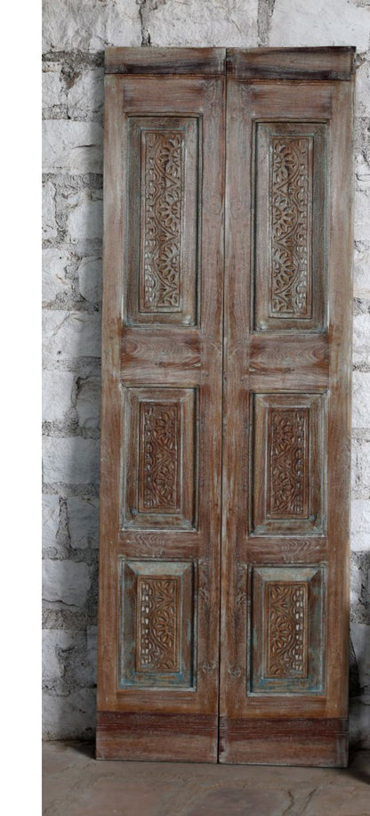 Antique Carved Door Rustic Farmhouse French Style Doors Barn Door 80x28