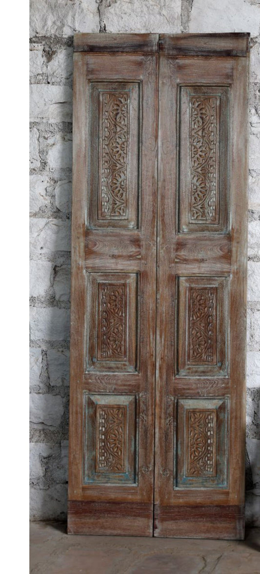 Antique Carved Door Rustic Farmhouse French Style Doors Barn Door 80x28